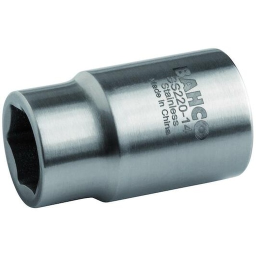 [SS210-9] Paslanmaz Çelik 1/4'' Lokma Metrik Altıgen